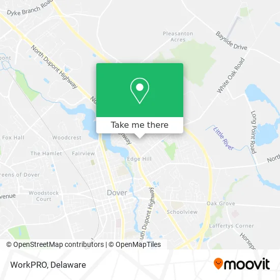 WorkPRO map