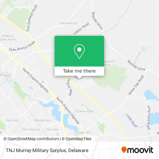 TNJ Murray Military Surplus map