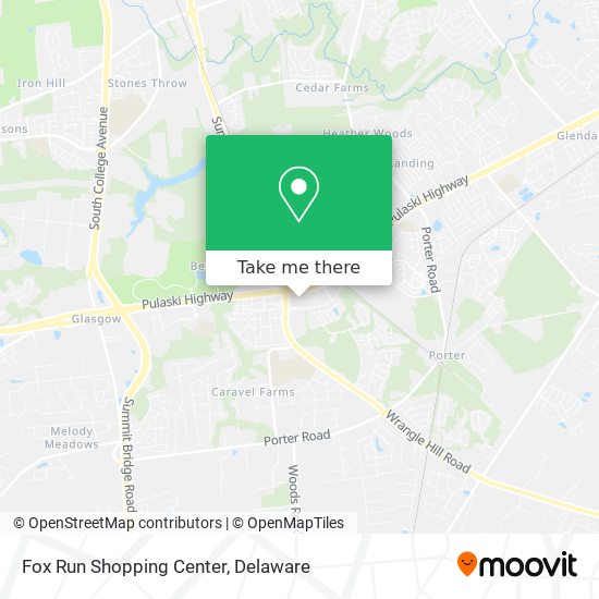 Fox Run Shopping Center map