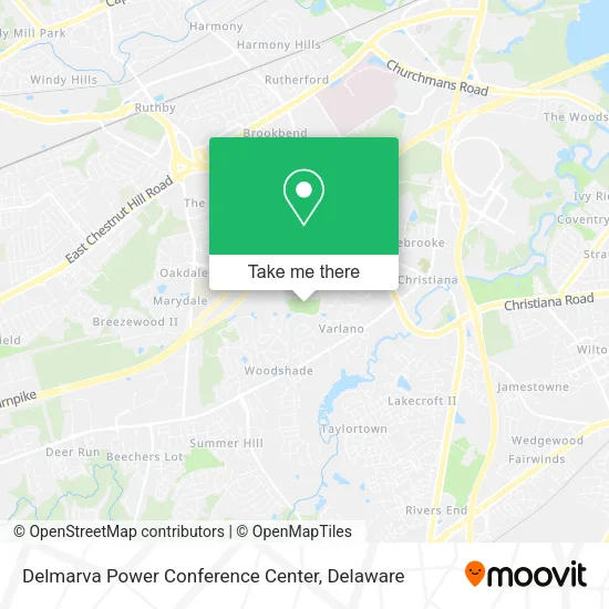 Delmarva Power Conference Center map