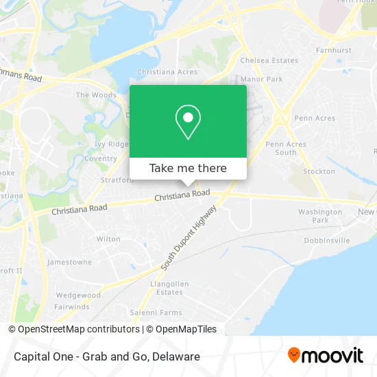 Capital One - Grab and Go map