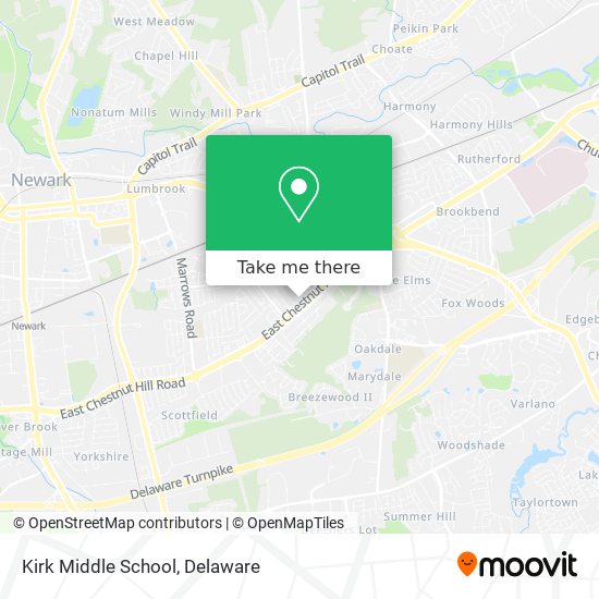 Mapa de Kirk Middle School