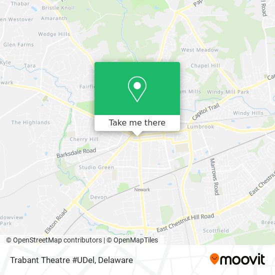 Trabant Theatre #UDel map
