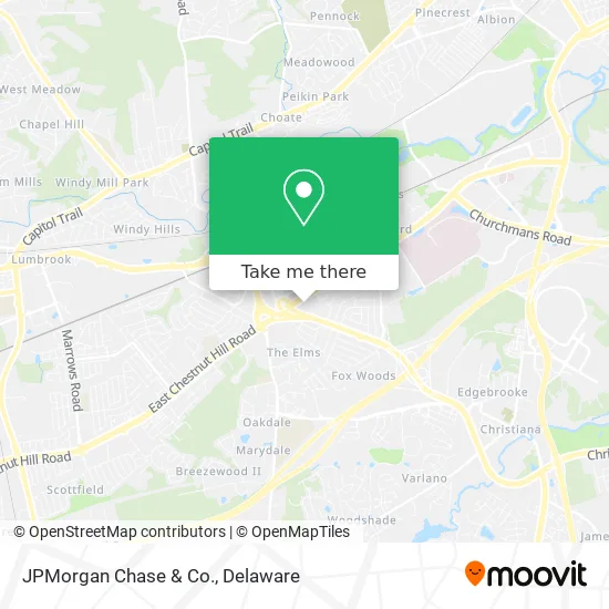 JPMorgan Chase & Co. map