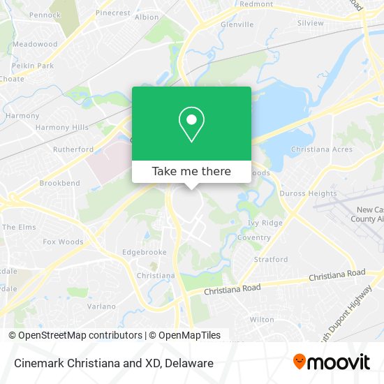 Mapa de Cinemark Christiana and XD