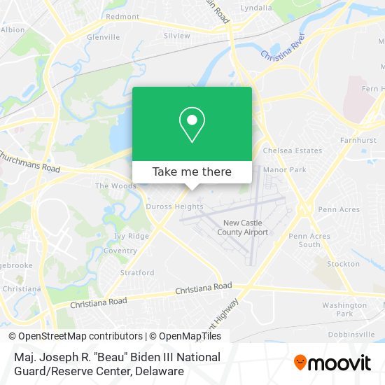 Maj. Joseph R. "Beau" Biden III National Guard / Reserve Center map