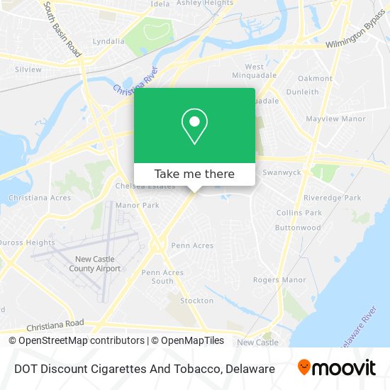 DOT Discount Cigarettes And Tobacco map