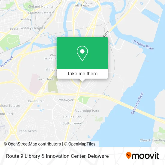Route 9 Library & Innovation Center map