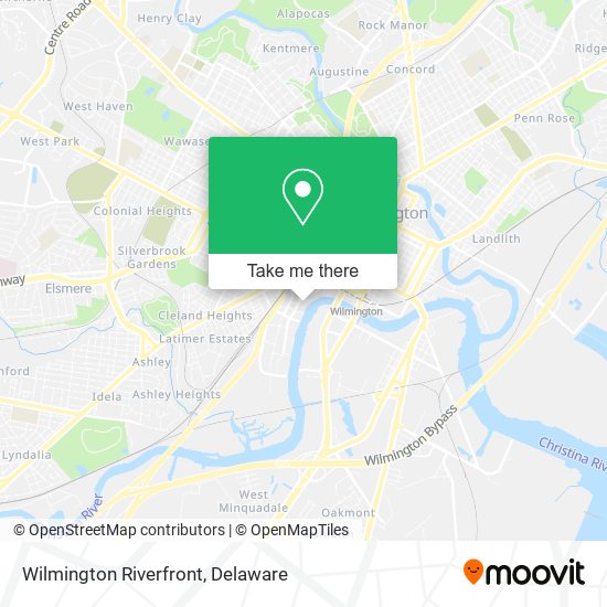 Mapa de Wilmington Riverfront