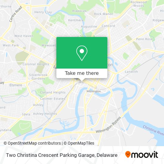 Two Christina Crescent Parking Garage map
