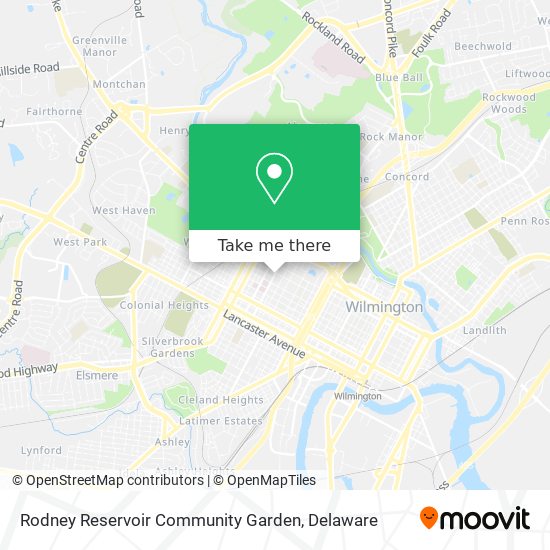 Mapa de Rodney Reservoir Community Garden