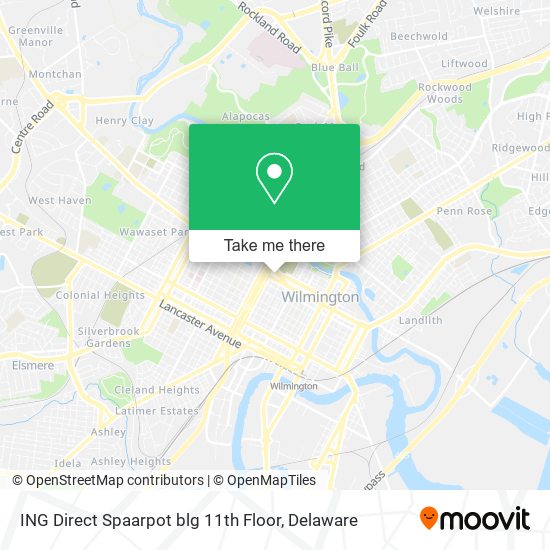 ING Direct Spaarpot blg 11th Floor map