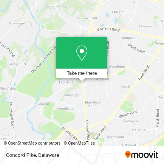 Mapa de Concord Pike