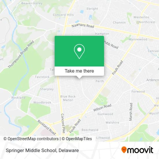 Springer Middle School map
