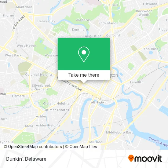 Dunkin' map