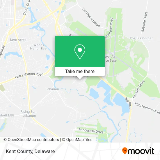 Kent County map
