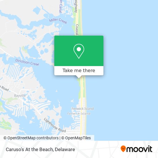 Mapa de Caruso's At the Beach