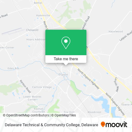 Delaware Technical & Community College map