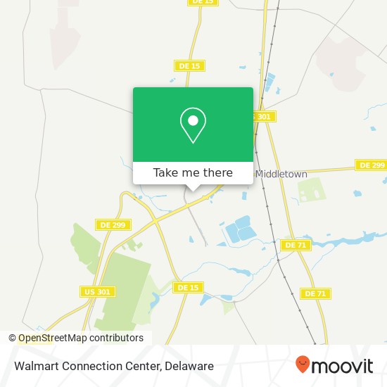 Walmart Connection Center map