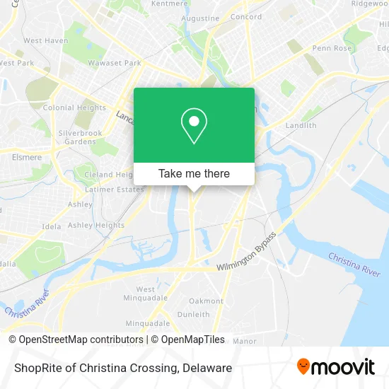 ShopRite of Christina Crossing map