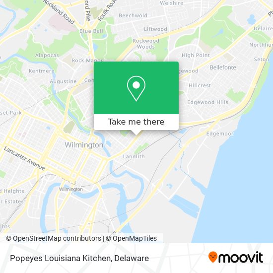 Popeyes Louisiana Kitchen map
