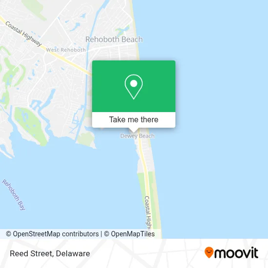 Reed Street map