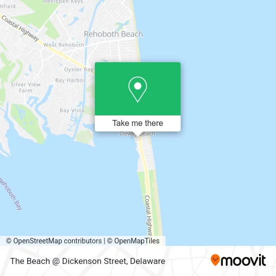 The Beach @ Dickenson Street map