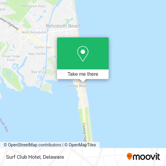 Surf Club Hotel map