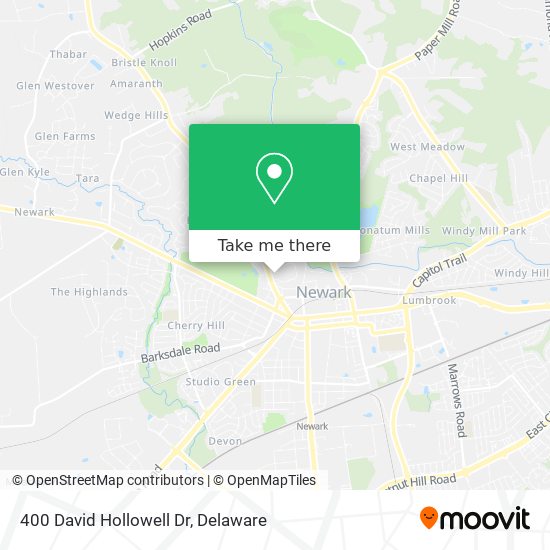 Mapa de 400 David Hollowell Dr
