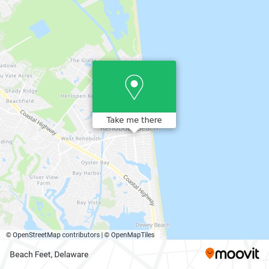 Beach Feet map