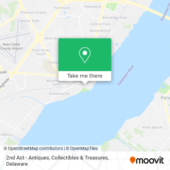 Mapa de 2nd Act - Antiques, Collectibles & Treasures