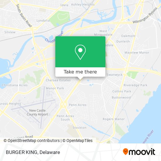 BURGER KING map