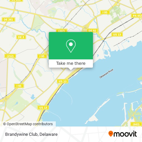 Brandywine Club map