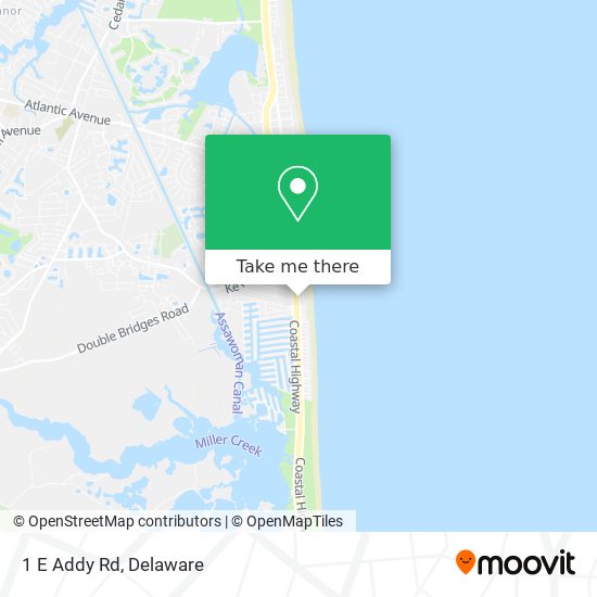 Mapa de 1 E Addy Rd