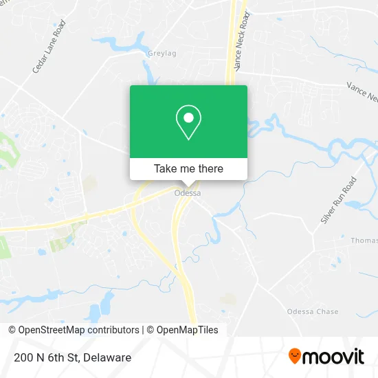 200 N 6th St map