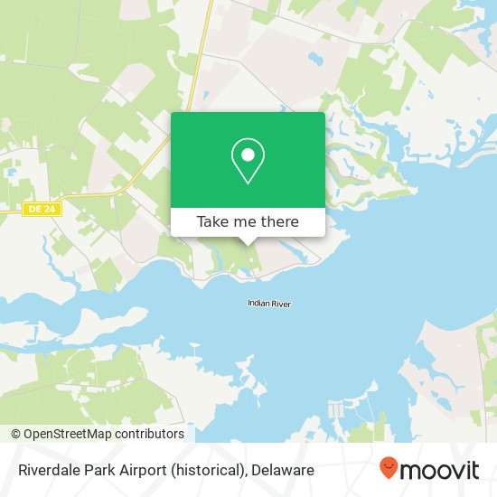 Riverdale Park Airport (historical) map