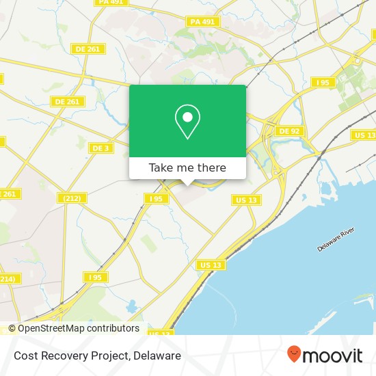 Cost Recovery Project map
