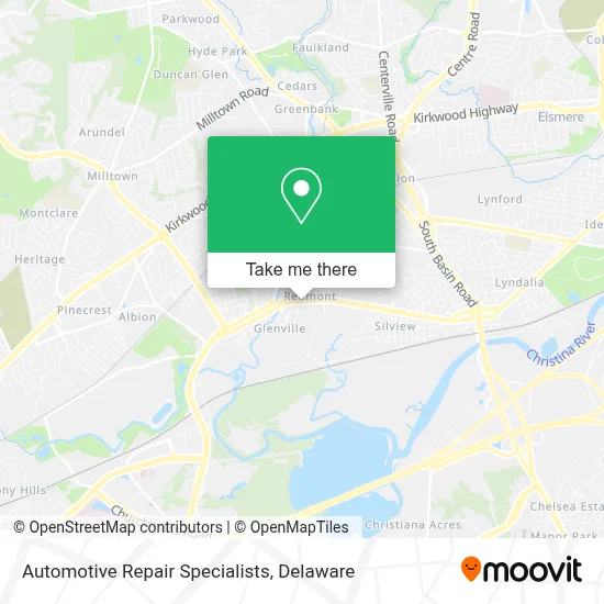 Automotive Repair Specialists map