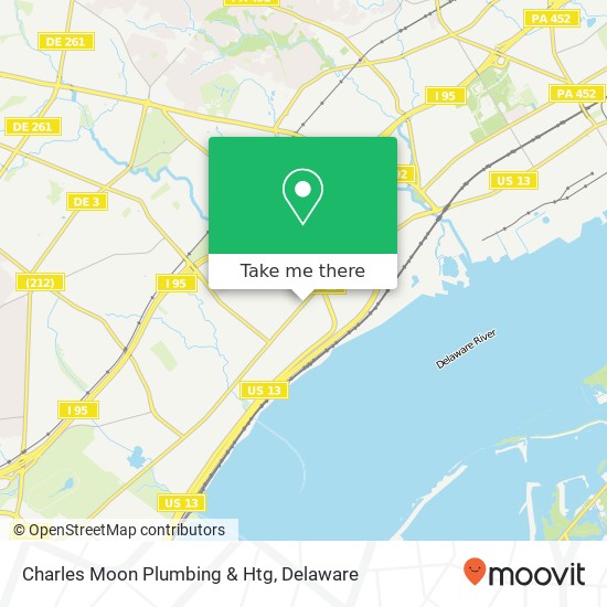 Charles Moon Plumbing & Htg map