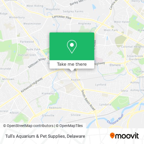 Mapa de Tull's Aquarium & Pet Supplies