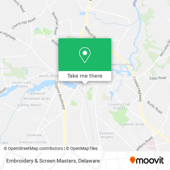 Mapa de Embroidery & Screen Masters