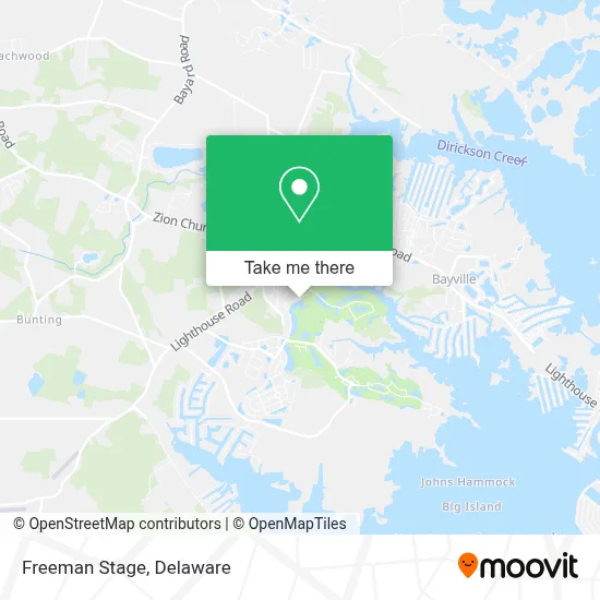 Freeman Stage map