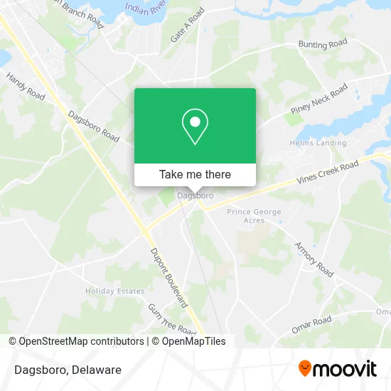 Dagsboro map