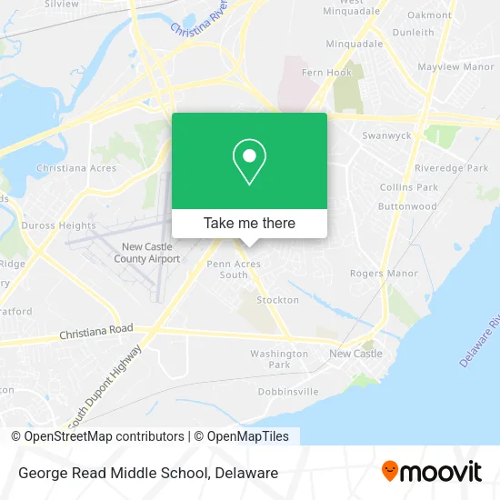 George Read Middle School map