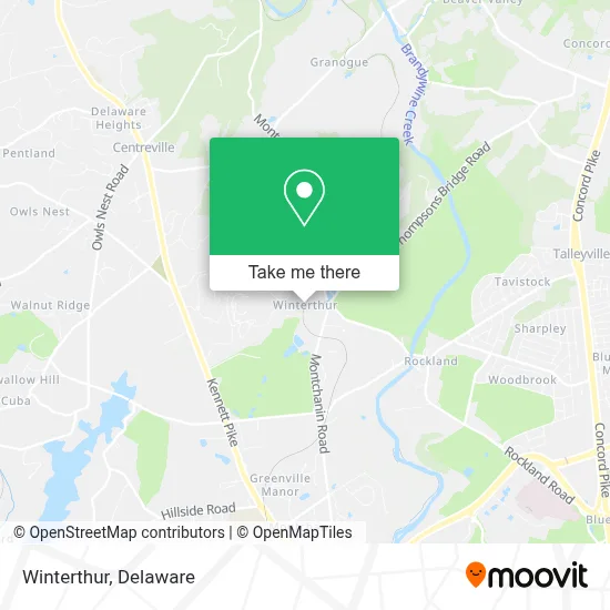 Winterthur map