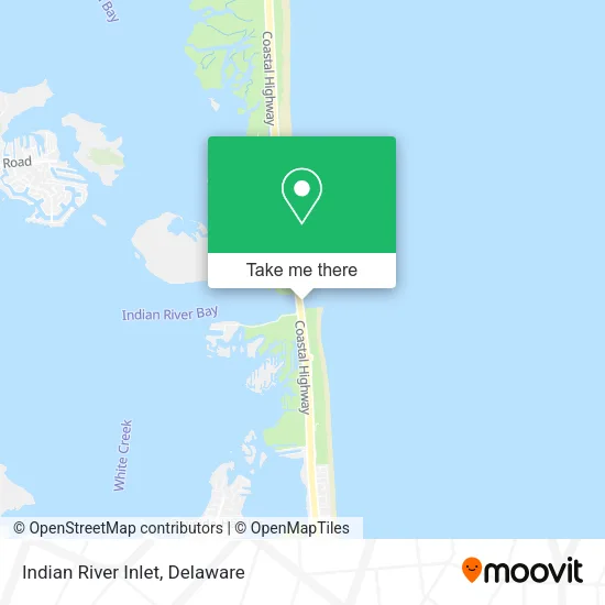 Indian River Inlet map