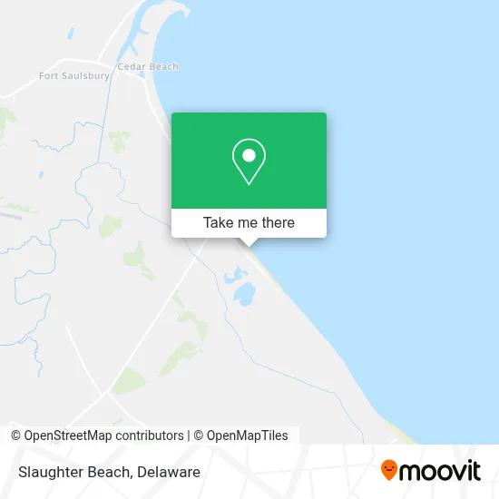 Slaughter Beach map