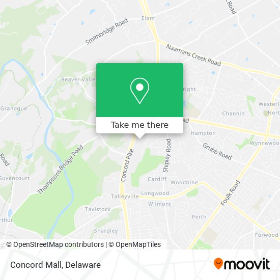 Mapa de Concord Mall