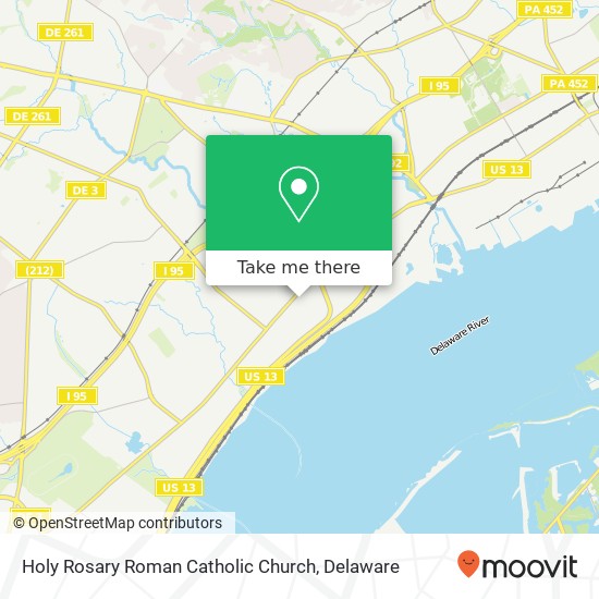 Holy Rosary Roman Catholic Church map