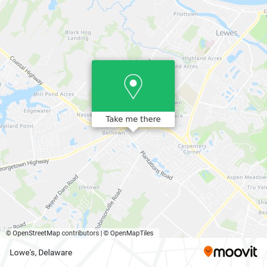 Lowe's map